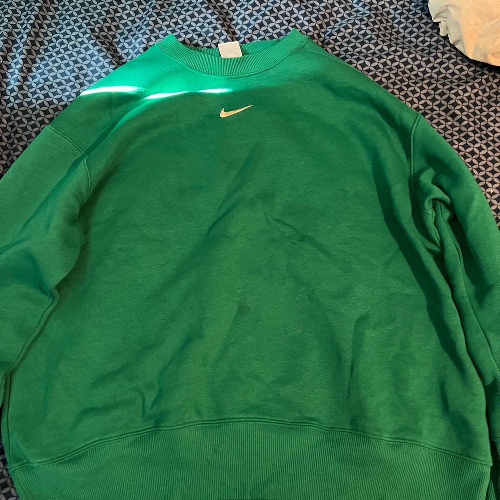 Green Oversized Nike Sweater